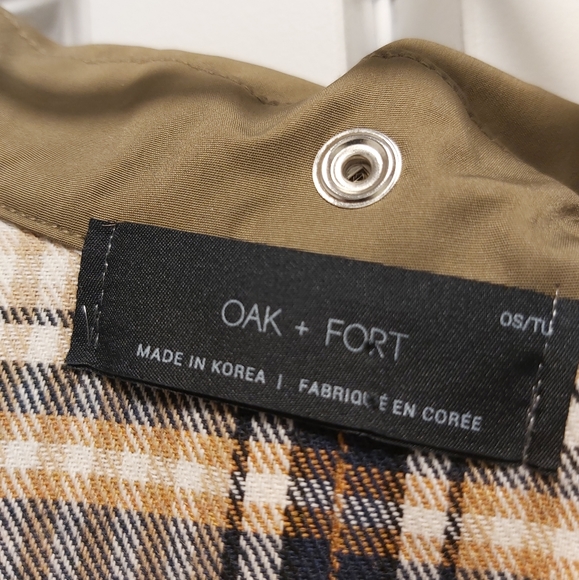 OAK + FORT Hooded Cape - Picture 3 of 6